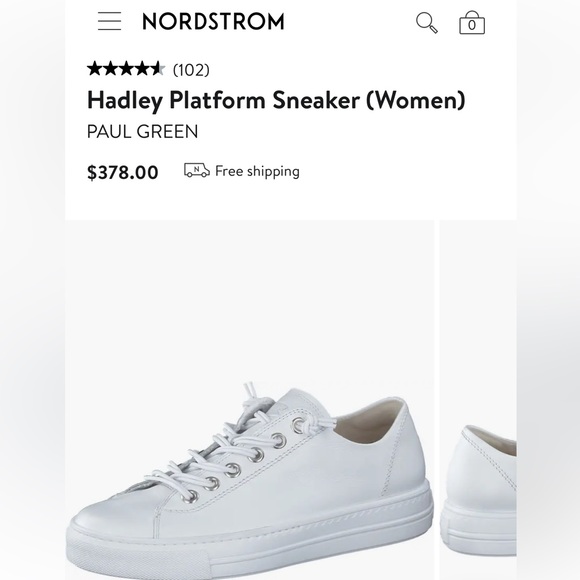 - PAUL GREEN Hadley White Leather low top sneakers Uk 6.5 US size 9 - Picture 11 of 16